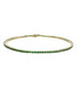 2.00 mm Round:  Tsavorite Garnet Tennis Bracelet