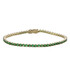 3.00 mm Round:  Tsavorite Garnet Tennis Bracelet
