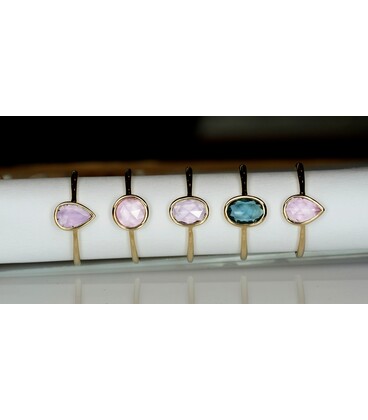 ROSE CUT SAPPHIRE RING