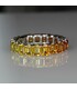 Emerald Cut Eternity Ring (Tequila Sunrise 4 x 3)