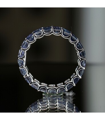 Emerald Cut Eternity Ring (Ombre 4 x 3)