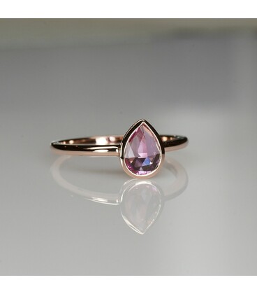 ROSE CUT SAPPHIRE RING