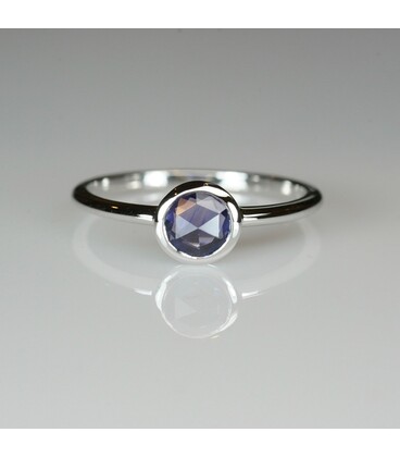ROSE CUT SAPPHIRE RING