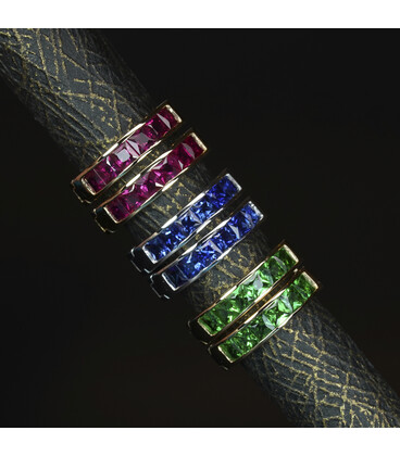 Hinged Hoop "Huggie" Earrings