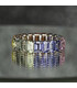 Emerald Cut Eternity Ring (Rainbow 5 x 3)