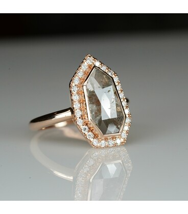 Salt & Pepper Diamond Halos