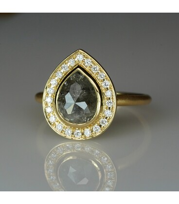 Salt & Pepper Diamond Halos