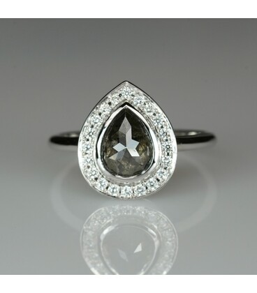 Salt & Pepper Diamond Halos