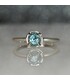 Teal Sapphire Single Stone Rings