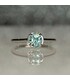 Teal Sapphire Single Stone Rings