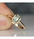 Teal Sapphire Single Stone Rings