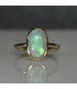 Rose Cut Opal Ring