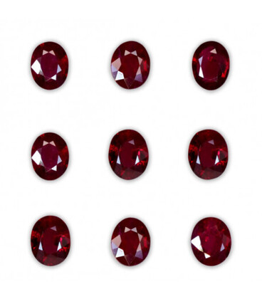 Oval Ruby Melee RESERVE Grade $/ct