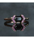 BlackPink 'Black Spinel & Pink Sapphire' Ring