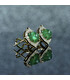 Emerald / Diamond Earrings
