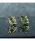 Emerald / Diamond Earrings