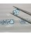 Madagascar Aquamarine Asscher Cut Pairs 6.60 mm / 2.11 cts